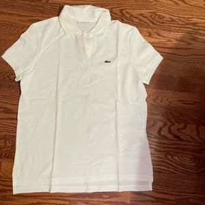 Lacoste Classic Fit White Polo